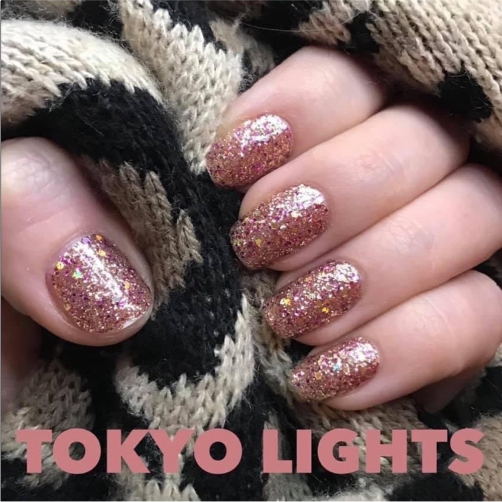 Color Street: Tokyo Lights | Rose Gold Glitter Sparkle Party Metallic Pink - Picture 9 of 16